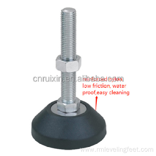 Nylon machinery leveling adjustable foot leveler leg